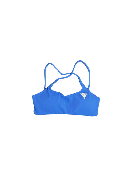 Backless sports bra - Blue